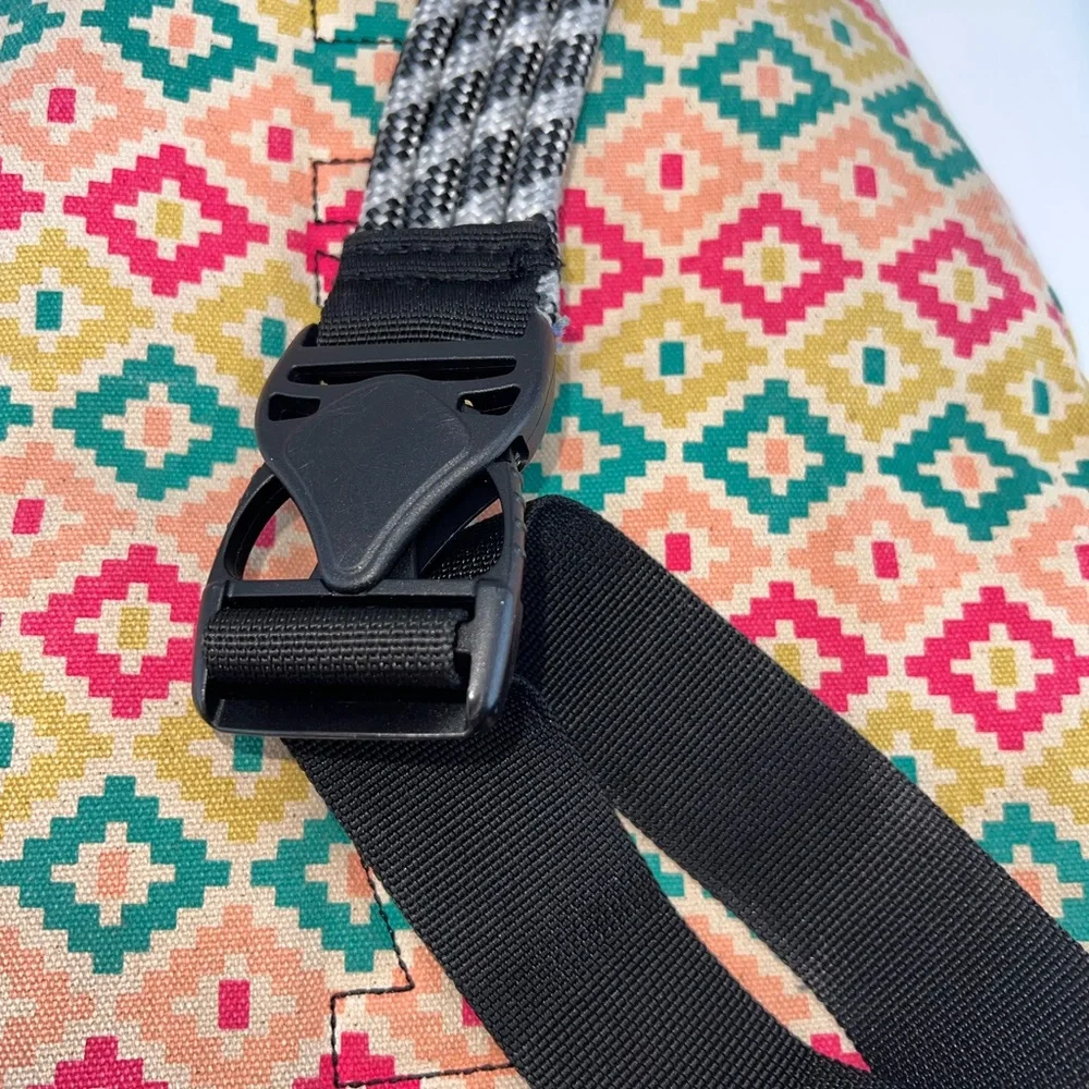 Kavu Original Rope Sling Bag Crossbody Backpack Aztec Southwestern Tribal Purse